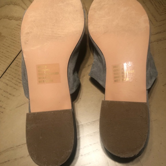Steve Madden Gray Suede Slide Sandals Size 7.5 - Picture 2 of 5